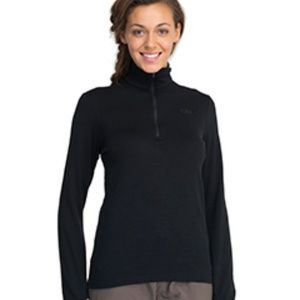 Merino Wool Exercise Zip Up